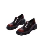 Dunkelrote Arcadia-Lederschuhe von MJ