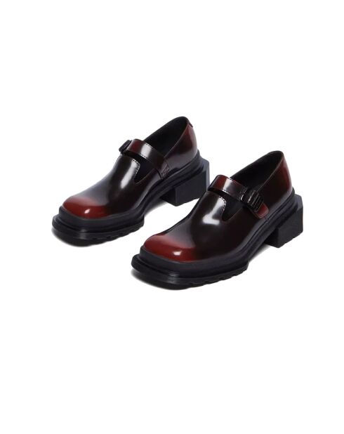 Dunkelrote Arcadia-Lederschuhe von MJ