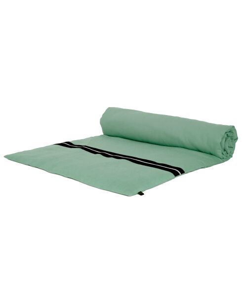 Copripiumino Skagen Celadon in lino e cotone, 85x200 cm