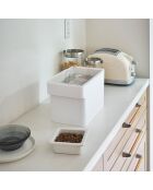 Contenitore ermetico per alimenti per animali (3,5 kg) bianco - 30x19,8x19,3 cm