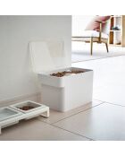 Contenitore ermetico per alimenti per animali (3,5 kg) bianco - 30x19,8x19,3 cm