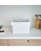 Contenitore ermetico per alimenti per animali (3,5 kg) bianco - 30x19,8x19,3 cm