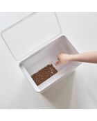 Contenitore ermetico per alimenti per animali (3,5 kg) bianco - 30x19,8x19,3 cm