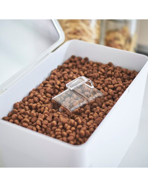 Contenitore ermetico per alimenti per animali (3,5 kg) bianco - 30x19,8x19,3 cm