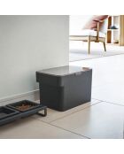 Contenitore ermetico per alimenti per animali (3,5 kg) nero - 30x19,8x19,3 cm