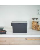 Contenitore ermetico per alimenti per animali (3,5 kg) nero - 30x19,8x19,3 cm