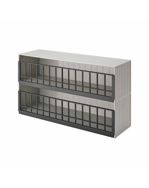 Présentoir Tower gris - 45x14.5x26.5 cm