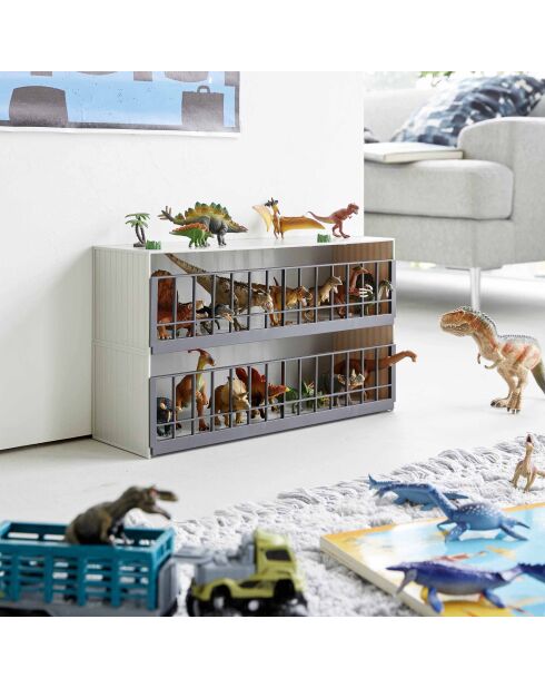 Présentoir Tower gris - 45x14.5x26.5 cm