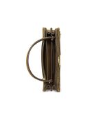 Borsa Lee Radziwill in pelle scamosciata con frange marrone - 24x13x6 cm