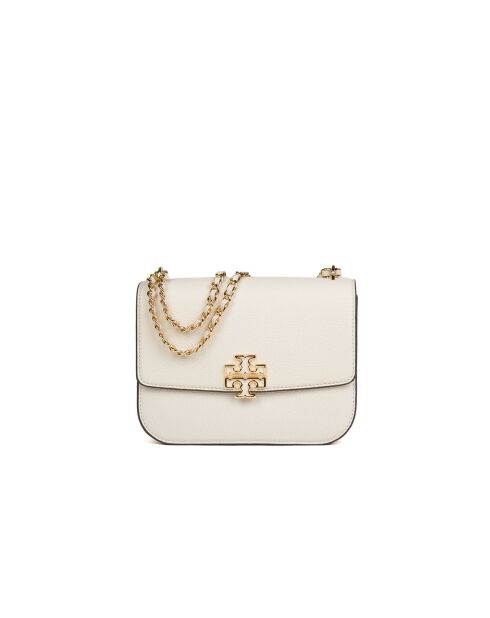 New Ivory Britten Schultertasche aus Leder — 22x16x8 cm