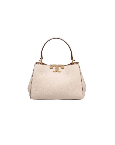Eleanor Mini beige leren handtas - 20,5x13,5x8 cm