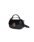 Zwarte Britten leren handtas - 19x11x5 cm