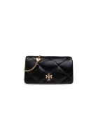 Kira Schultertasche aus Leder mit schwarzer Kette - 20x12x4 cm