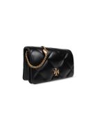 Kira Schultertasche aus Leder mit schwarzer Kette - 20x12x4 cm