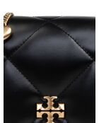 Kira Schultertasche aus Leder mit schwarzer Kette - 20x12x4 cm