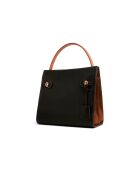 Lee Radziwill zwarte leren handtas - 30x31,5x15,5 cm