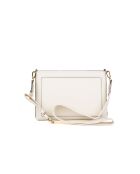 Blake Swingpack Schultertasche aus cremefarbenem Leder, 26 x 18 x 2,5 cm