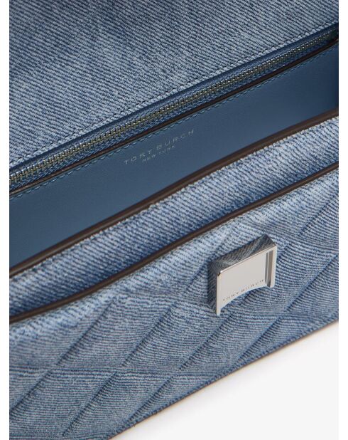 Fleming Schultertasche Faded Blue - 22x14,5x8 cm