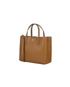 Blake Tragetasche aus Leder kaffeebraun - 24x20x10 cm