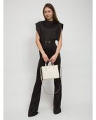 White Blake Lederhandtasche - 24x20x10 cm