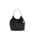 Fleming Hobo-Schultertasche aus schwarzem Leder - 22x18x7 cm