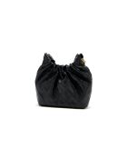 Fleming Hobo-Schultertasche aus schwarzem Leder - 22x18x7 cm
