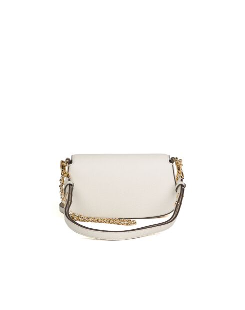 Borsa a tracolla Britten in pelle color avorio - 21x13x6 cm