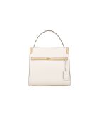 Lee Radziwill Handtasche aus cremefarbenem Leder - 31,5 x 30 x 15,5 cm