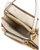 Lee Radziwill Handtasche aus cremefarbenem Leder - 31,5 x 30 x 15,5 cm