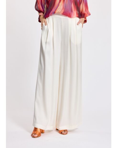 Pantaloni Smart Ecru