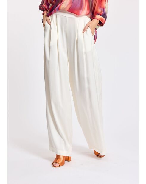 Pantaloni Smart Ecru