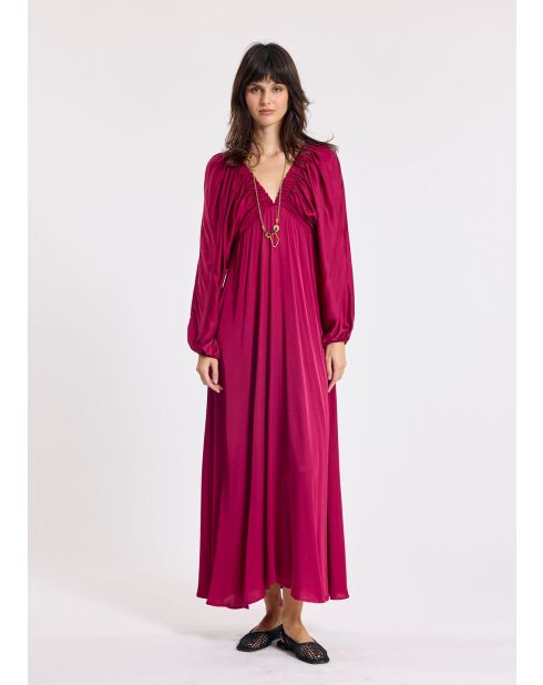 Leana Framboise Kleid