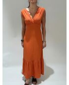 Kym Orangefarbenes Kleid