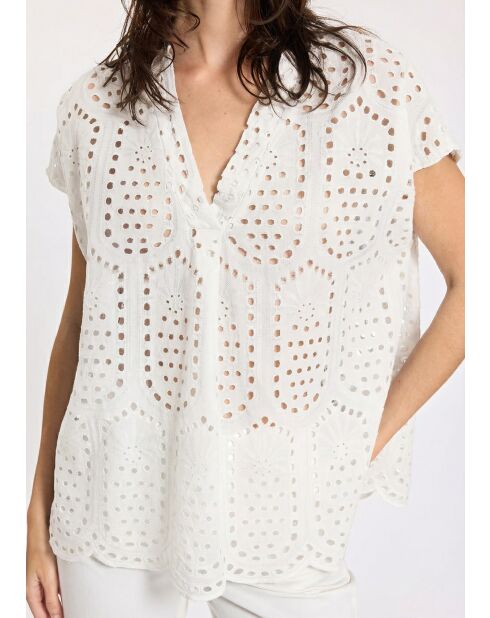 Witte blouse Evora