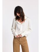 Arisa Cream blouse