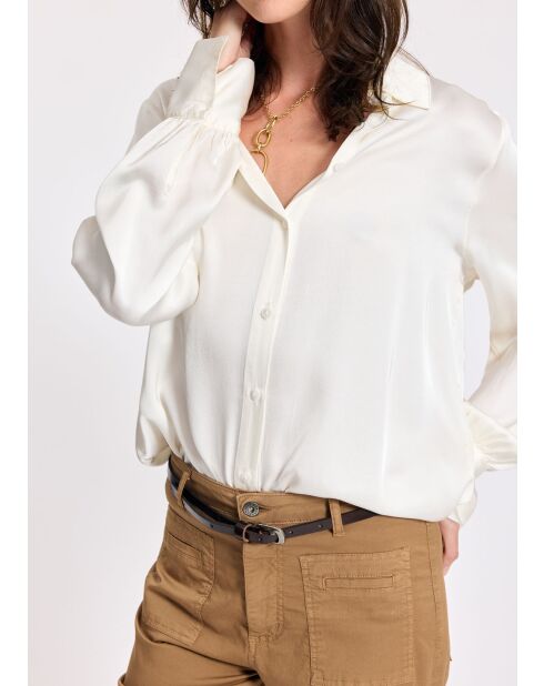 Arisa Cream blouse