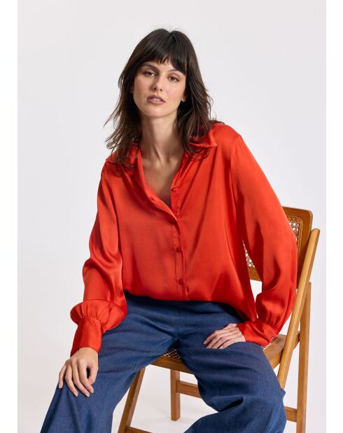 Arisa oranje blouse