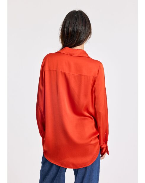 Arisa oranje blouse