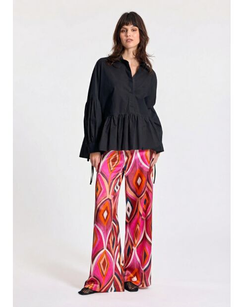 Schwarze Bluse Mazao