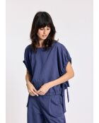 Indigogoldfarbene Bluse