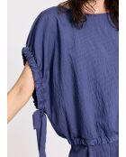 Indigogoldfarbene Bluse