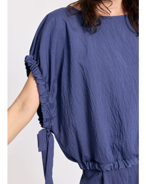 Indigogoldfarbene Bluse