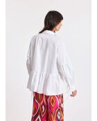 Witte blouse van Mazao