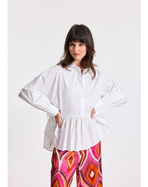 Witte blouse van Mazao