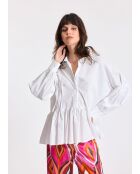 Witte blouse van Mazao