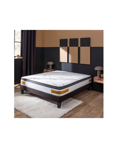 Linköping Ready to Sleep Pack: matras van traagschuim + bedbodem + accessoires - 90x190 cm