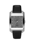 Montre homme BU1571 en cuir noir