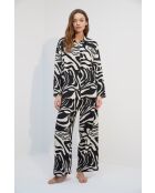 Set pigiama BJM-1716 nero/bianco
