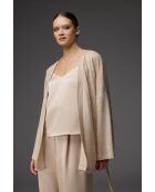 Conjunto de pijama BM-1819 de jacquard con piedras