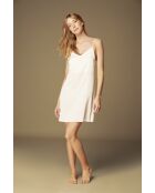 BJM-1529 ecru satijnen badjas en nachtjapon BJM-1529